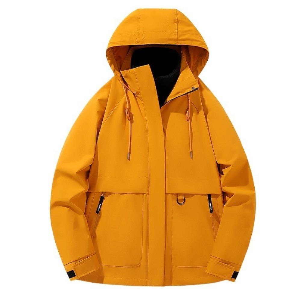 Jacket Fleece Jacket Men's and Women's Waterproof Hooded Fleece Hiking Suit Couple