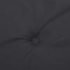 Garden Chair Cushions for High Back Chairs 6 Pcs Black 120 X 50 X 3 Cm