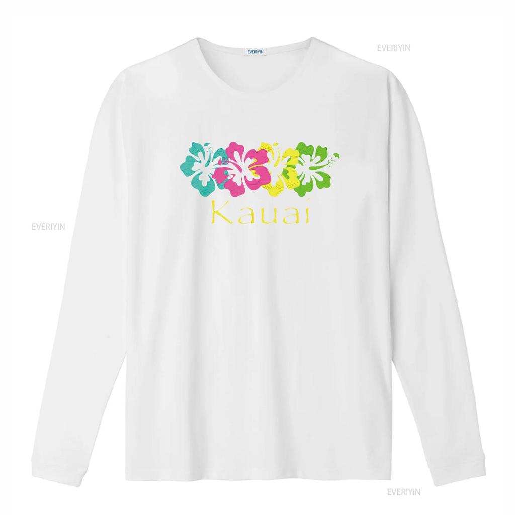 Womens Kauai Tropical Beach Design Travel Surf T Shirt White 4X Large vintage Washed homme Soft Slightly Stylish fashion