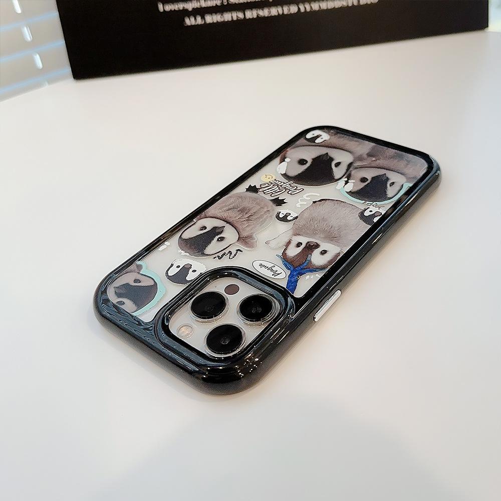 Penguin Illustration for 17Pro Max for Apple Phone Case for Iphone13 Cute Ins Magnetic 16 Acrylic 15