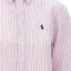 Polo Ralph Lauren Striped Embroidered Button Long Sleeve Shirt Women Shirts 211A96158-006