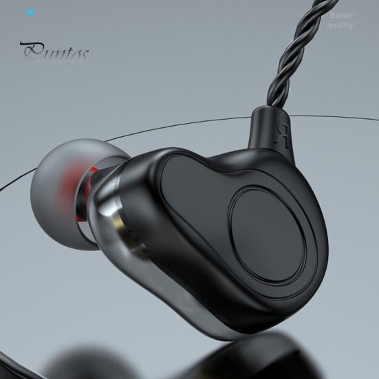 In-Ear-Kopfhörer Dynamic Circle Triple Unit mit Mikrofon, klarer Klang, Rauschunterdrückung, 3,5-mm-Kopfhörer mit Kabel