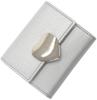 Silver Wallet for Women Compact Mini Small Popular Foldable Easy To Large Coin Flap Cute [Altrose] Tri-fold - Wallet, Wallet, Wallet, Brand, Cute,