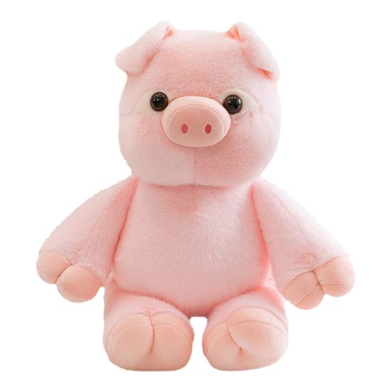 Pelúcia de Animal de Fazenda Porco Cordeiro Vaca das Terras Altas Brinquedos de Pelúcia Macio Fofo Bonecas de Abraço para Crianças e Adultos