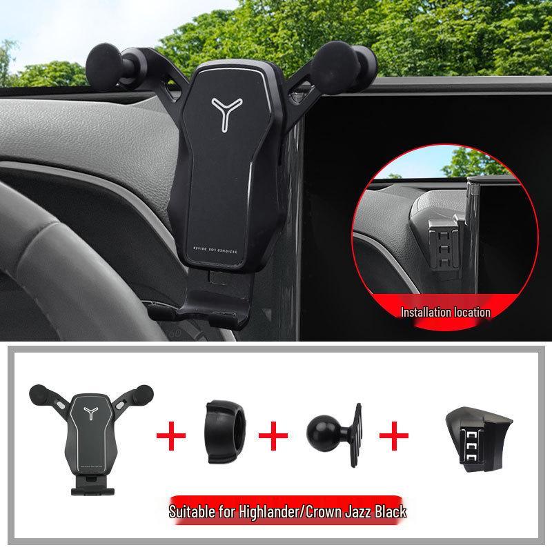 Wireless Charging Phone Holder for 2022 Highlander/Crown and Land Cruiser