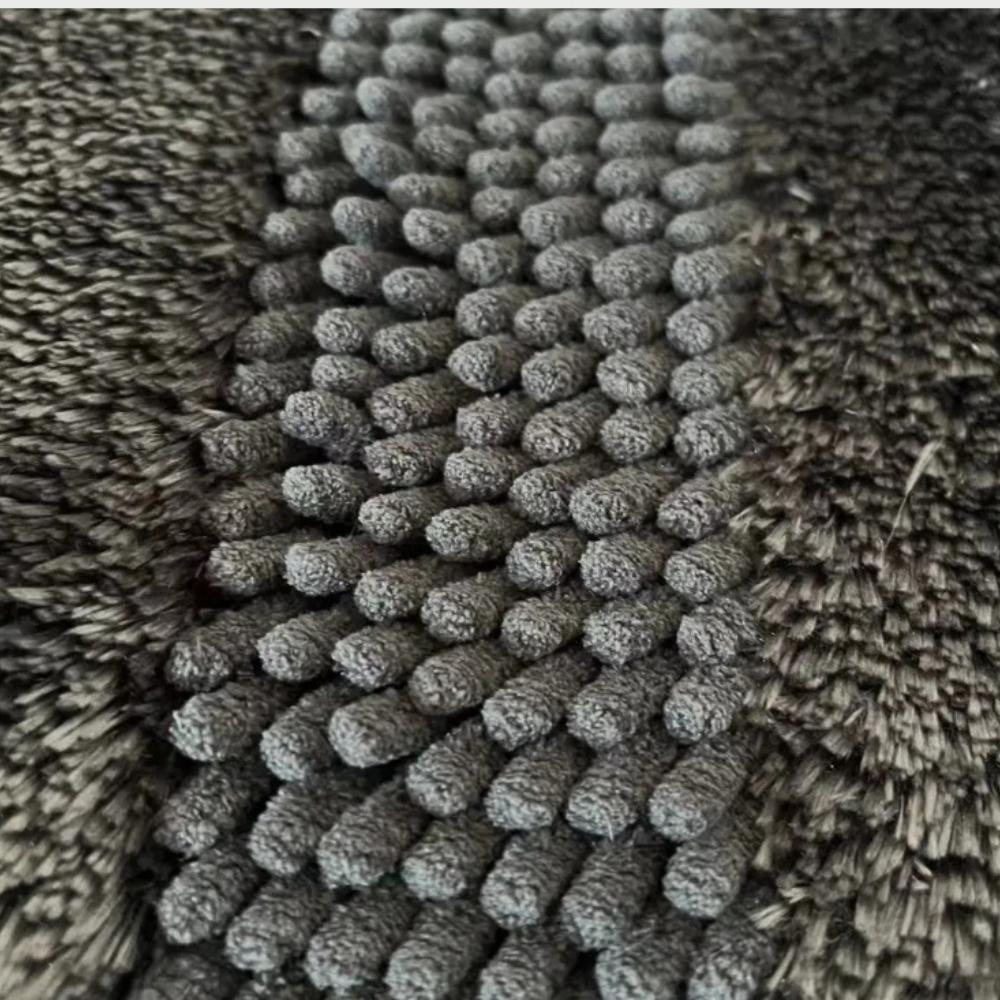 Chenille-Perlengarn-Badezimmer-Verdickungsmatte, rutschfeste Badteppiche im Waschbecken, Badewannen-Seitenbodenteppich, Duschraum-Fußmatte, Memory Foam 3D-Pad