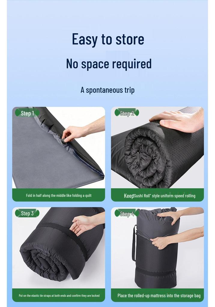 Car Bed Mattress for SUV Trunk - Ideal for Long-Distance Self-Driving Comfort.