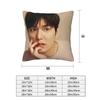 Kpop Style Lee Min Ho 2 Pcs Square Pillowcase Pillow Cover Cushion Zip Decorative Comfort Throw Pillow For Home Bedroom