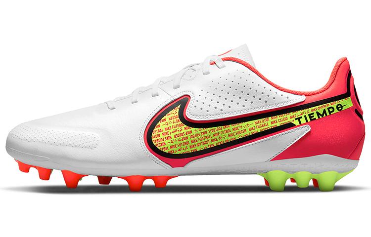 Nike Legend 9 Academy AG Artificial Grass White Dark Red Yellow DB0627-176 40.5