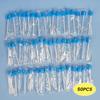 50Pcs Disposable Oral Care Sponge Head with Stick Micro Swabs Mouth Tooth Cleaning Toothbrush Dentistry Material