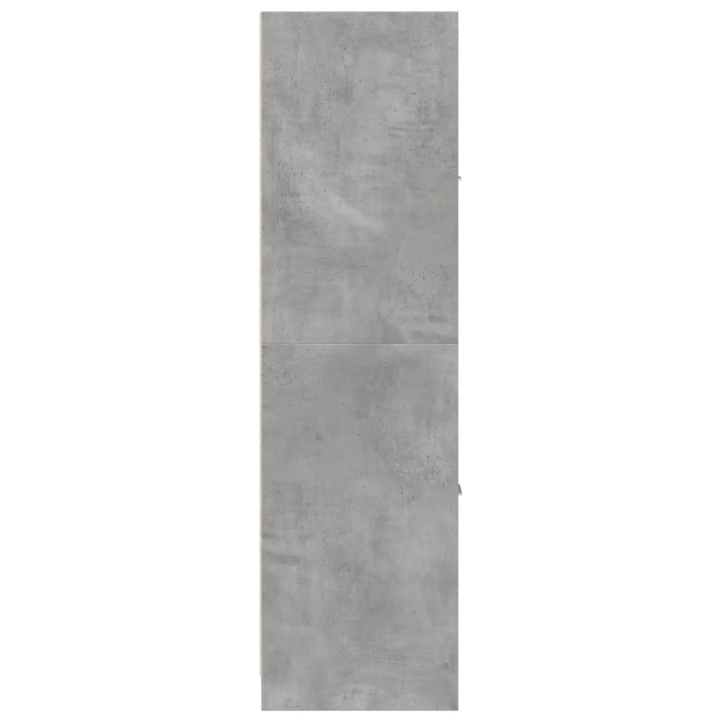 Vidaxl Szafka Apteczna, Szarość Betonu, 40X41X144,5 Cm