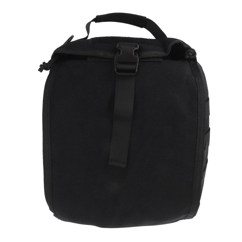 Multi-Purpose Helmet Bag Padded Interior Waterproof Design Outdoor Helmet Bag Large Capacity Lightweight Bicycle Helmet Bag чёрный