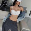 Summer 6 Color Sexy French 1/2 Cup Push Up Bra Set Fashion Women Lace Thin Cup Underwear Romantic Lavender Bras and Thong Set