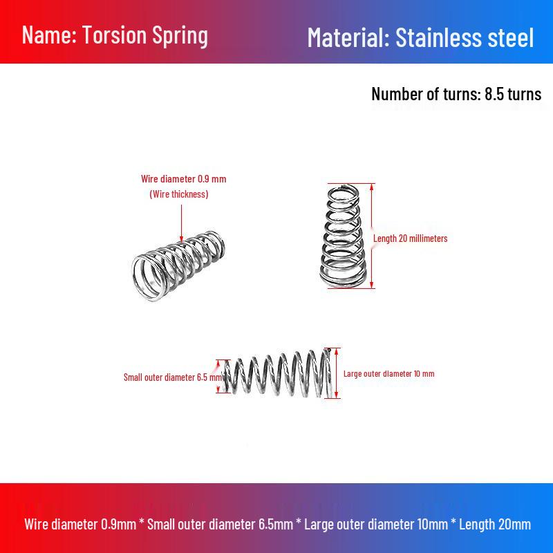 Stainless Steel Pagoda-Shaped Trapezoidal Compression Spring for Battery