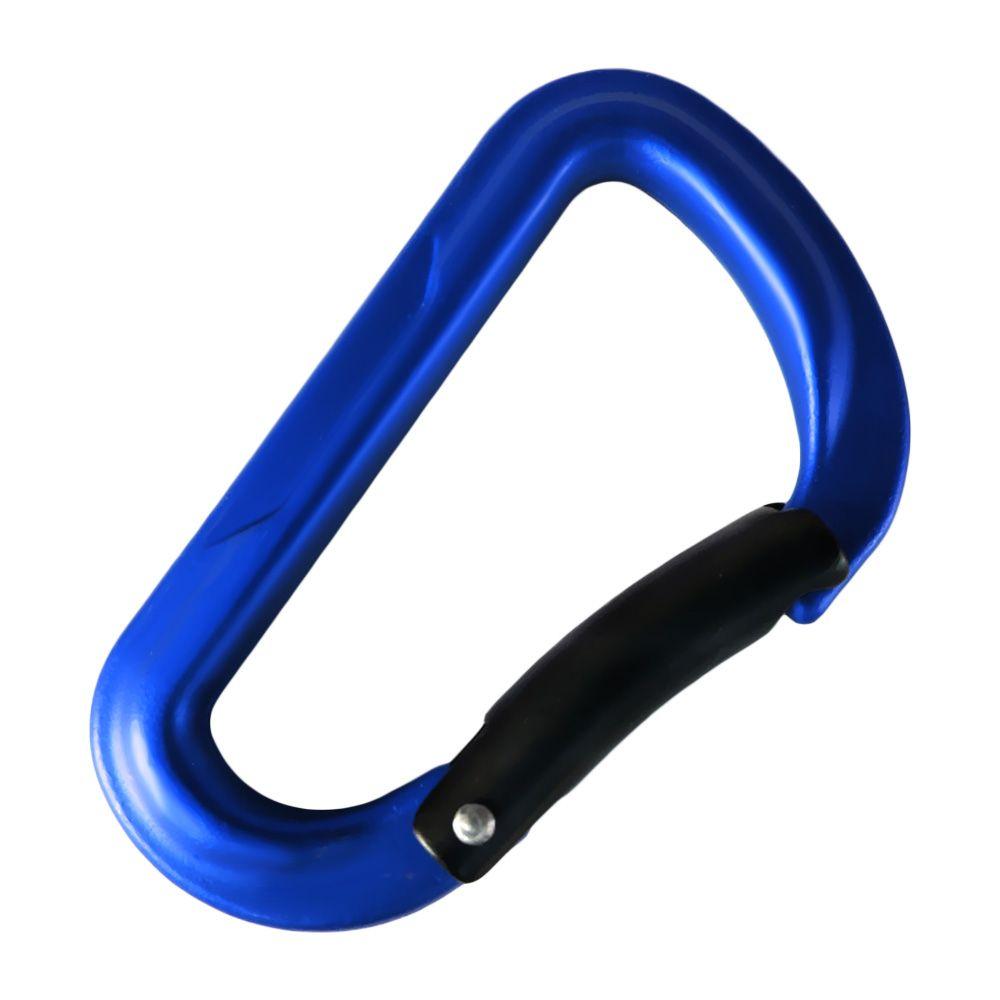 Multicolor Aluminium Equipment Climbing Button Camping Hiking Hook Alloy Carabiner Buckle Keychain