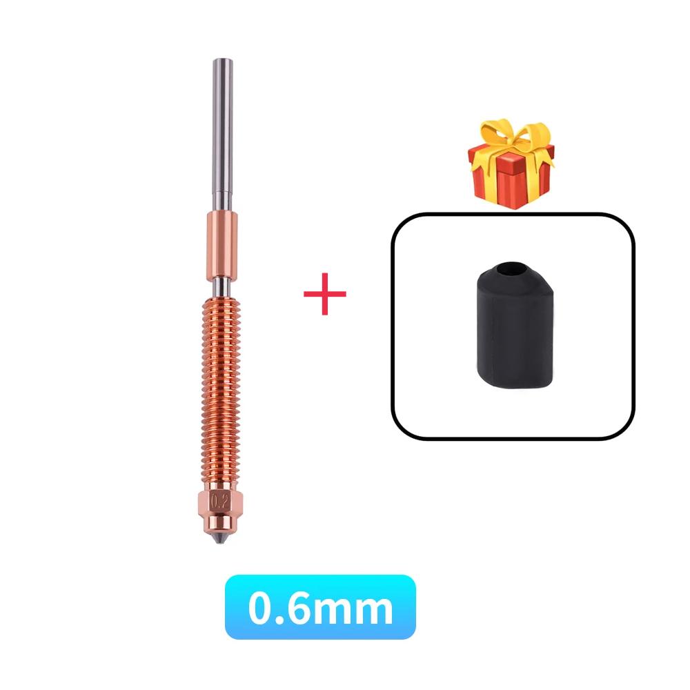 For Creality K2 K2Pro Hotend Kit Ceramic Heating Block Kit 0.4mm All-metal Integrated Quick Swap Nozzle 350°C For Creality K2Pro