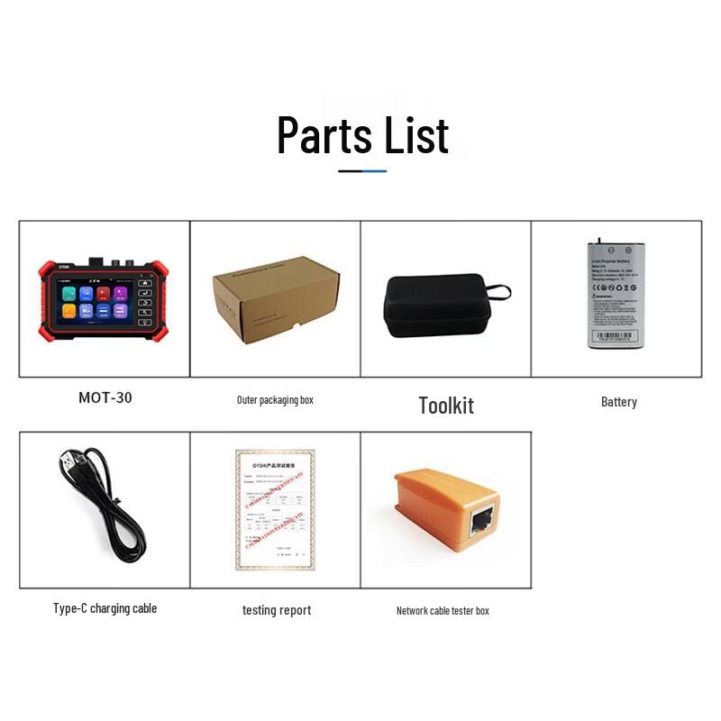WANGLU MOT-30 Multifunction OTDR CN Plug (adapter Included)