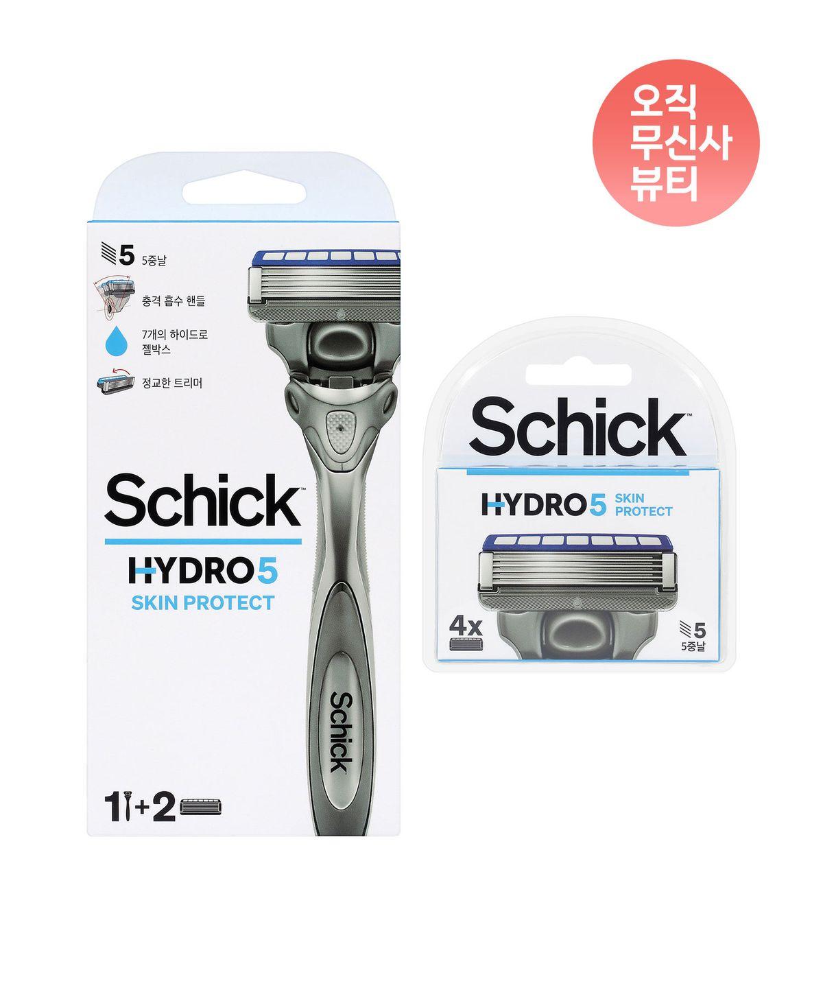 Hydro5 SkinProtect Razor + 2 Blades + 4 Blades