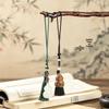 Green Sandalwood Gourd Perfume Pouch - Luminous Stone Hollow Car Hanging Ornament