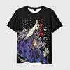 Newest Demon Samurai Mask Sakura 3D Print T shirts For Men/Women Crew Neck Short sleeve Top Fashion Oversized Punk Style T shirt