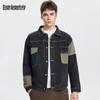 Mark Fairwhale Men's Color Block Casual Jacket