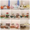 Koala Diary Dollhouse Home Pretend Toys Miniature Furniture Bus Dolls Accessories Girls Diy Toys Miniature Scene Doll House Gift