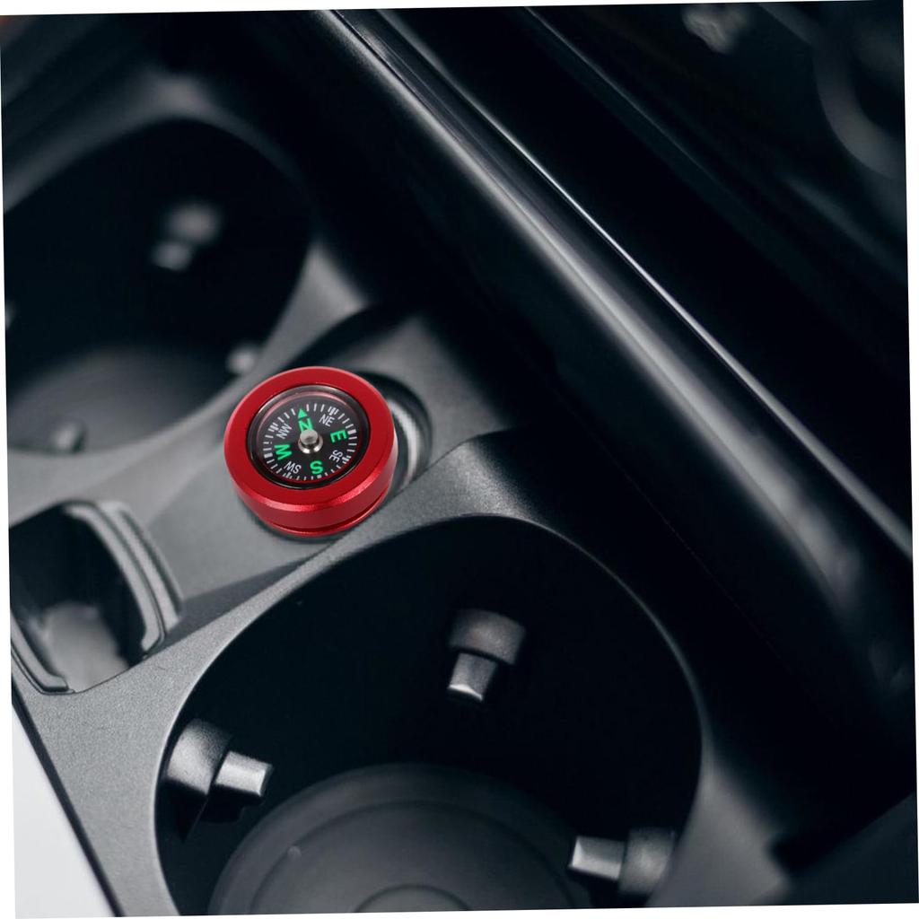 SUPVOX Cigarette Lighter Cover, Auto Compass, Aluminum Cigarette Lighter, Cigarette Lighter Cap, Cigarette Lighter
