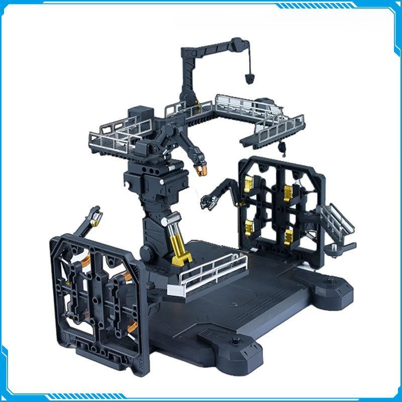 General Ms Hangar And Maintenance Dock Model Kit Anime Figure 1/144 Universal Platform Hangar Garage Stand DIY Show