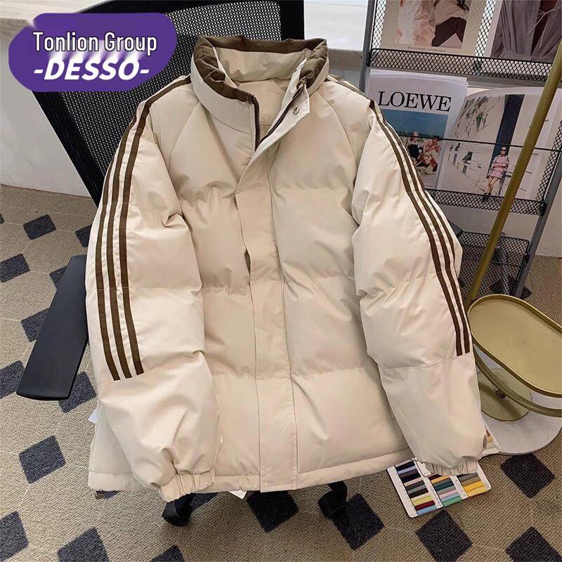 

DESSO Men s Stand-Up Collar Winter Puffer Jacket L