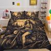 Beauty Skull Printed Comforter Cover Set Full Size Microfiber Home Textiles High Quality Luxury Bedspreads