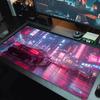 Cyberpunk Color Mouse Pad Large Gaming Table Cushion Non-slip Laptop Tablet Big Mousepad XXL Mat Mini PC Playmat With Lock Edge