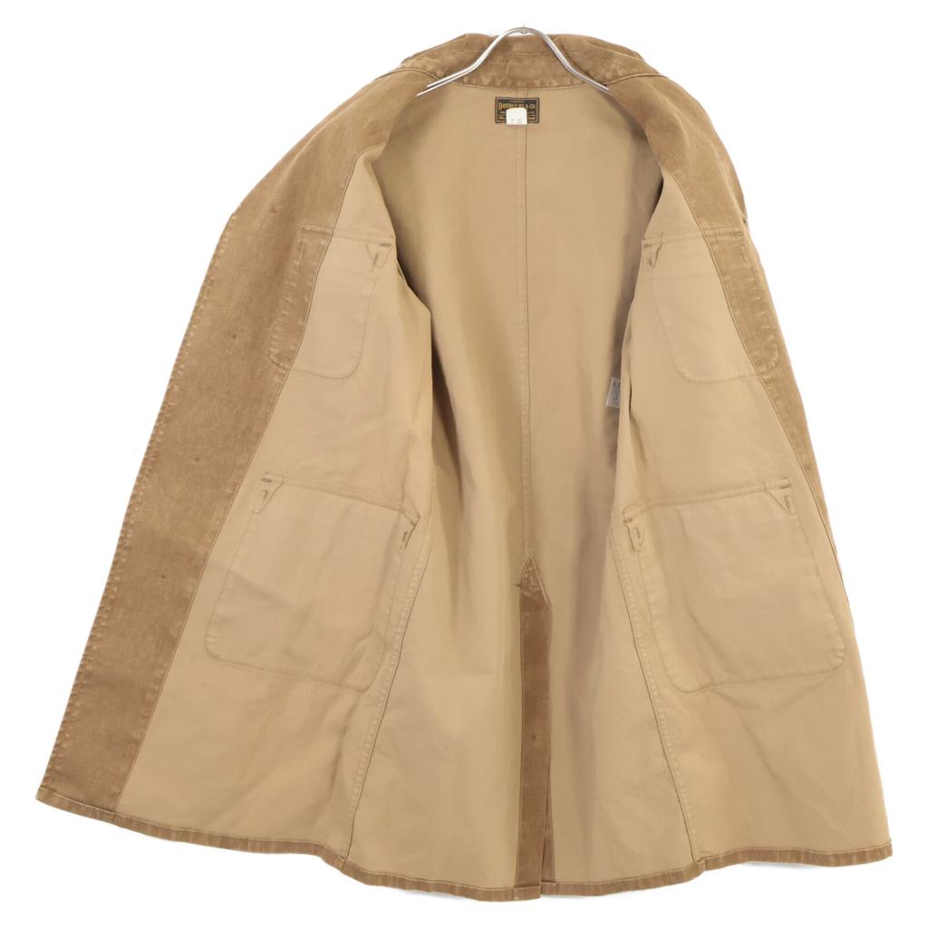 RRL [Excellent Condition/Domestically Authorized] 782959753001 Bonded Linen Walking Coat Coat XS BrownUsed