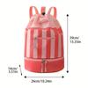 Kids Waterproof Swimming Backpack Breathable Mesh Portable Beach Storage Bag for Outdoor Travel Pool Activities