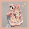 Butterfly Rose Suitable for Apple 16pro Transparent Mobile Phone Case 15 Invisible Double Bracket 14 Niche Anti-fall 13 Silicone X