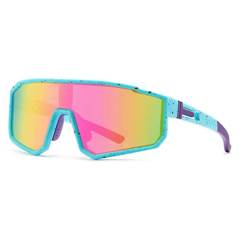 Cross Border New Riding Sunglasses Windproof European American Integrated Outdoor Sports Goggles Fashionable Colorful