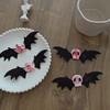 Punk Angel Bat Hair Clips Halloween Hair Barrette Lolita Skull Bat Duckbill Clip