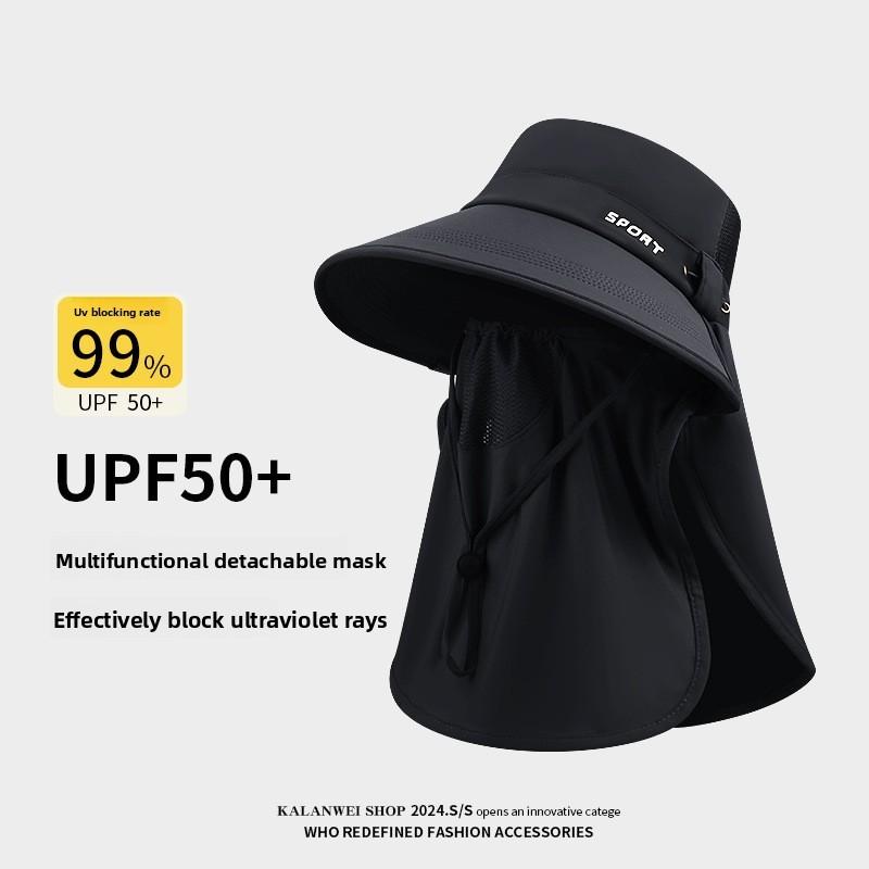 Sun Protection Mask With Breathable Ice Silk Fabric For Outdoor Activities