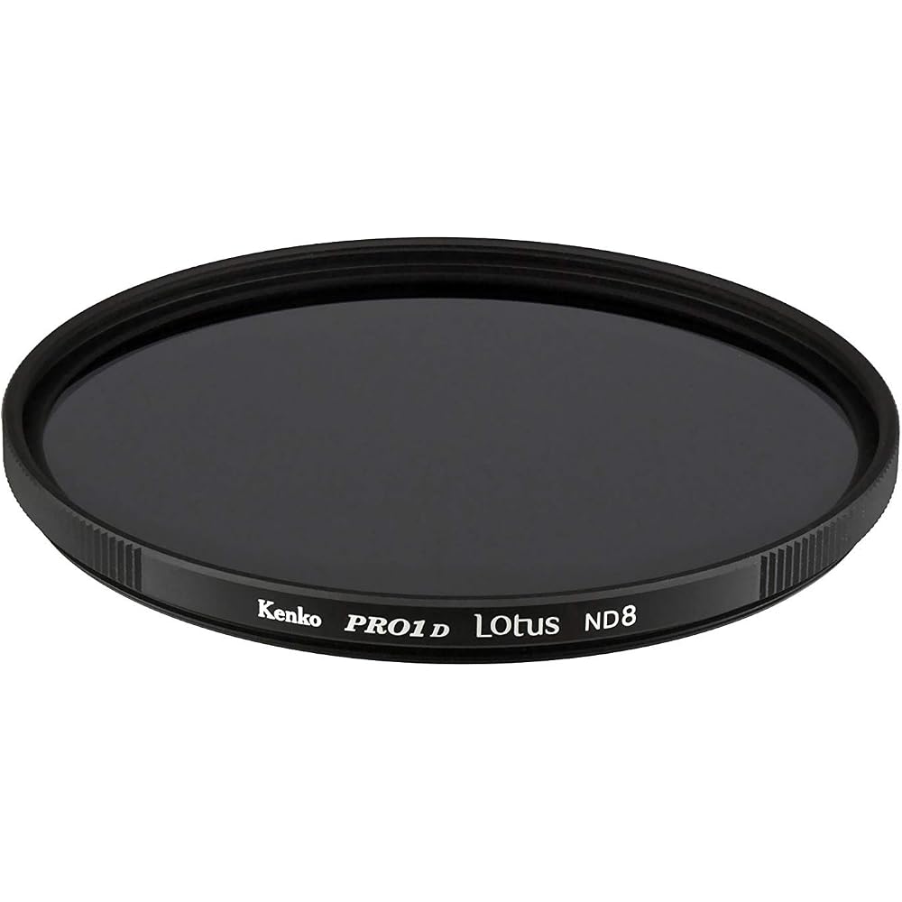 Kenko PRO1D Lotus ND8 37mm ND Filter for Light Control, Water-Repellent/Oil-Repellent Coating, 3-Stop Light Reduction (827321)