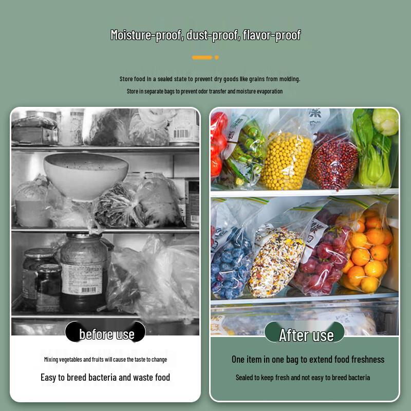 Miaojie Food Grade Fresh-keeping Ziplock Bags