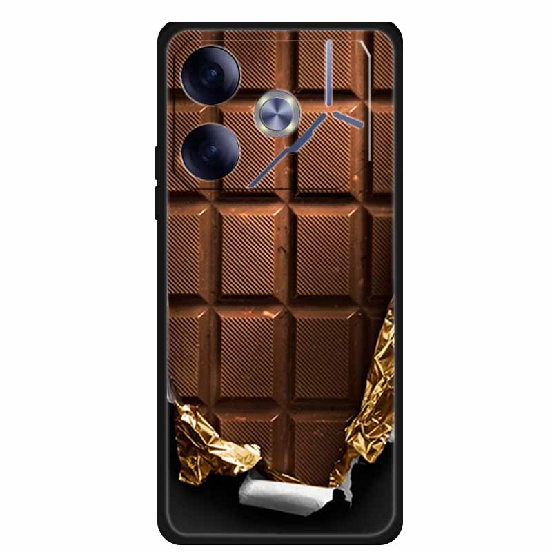 Phone Case For Tecno Pova 6 Back Cover Case Shockproof Black Silicone Soft Funda For Tecno Pova 6 Case Pova6 6.78" Capas Coque