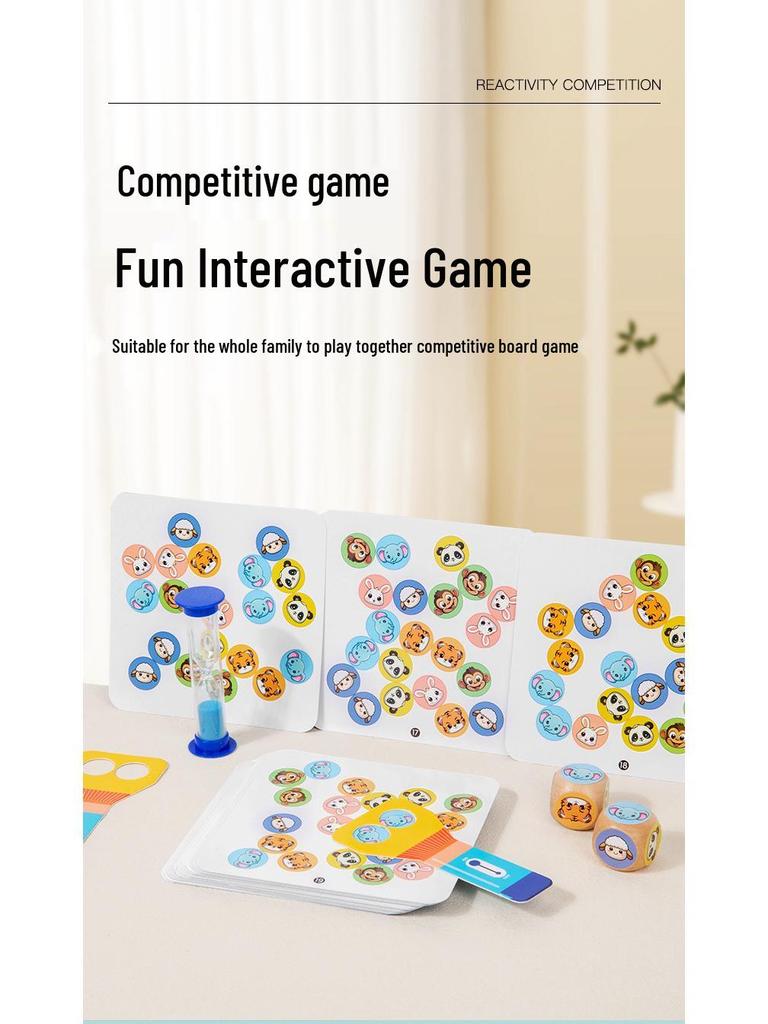 Children's Interactive Attention and Concentration Training Game (Ages 3-6) - Reaction Speed Challenge Table Toy