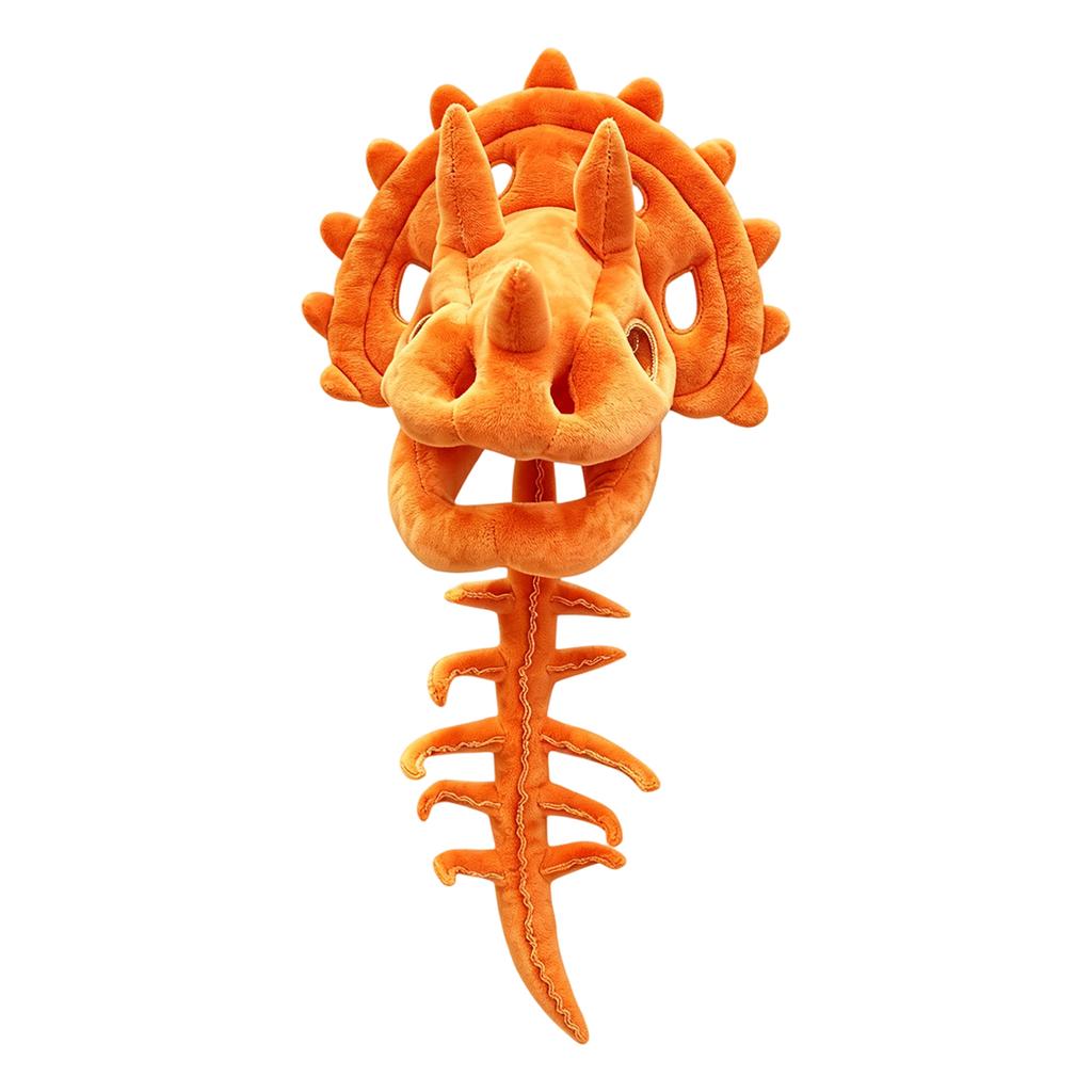Kids Dinosaur Skeleton Plush Hood - Soft Stuffed Animal for Dress-Up and Pretend Play