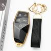 Gold Edge Tpu For Mg One Tpu Car Key Case Cover Keyless Holder For Roewe Shell Fob Keychain Accessories