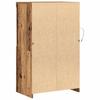 LED Sideboard in Brown 60 x 37 x 100 cm engineered wood