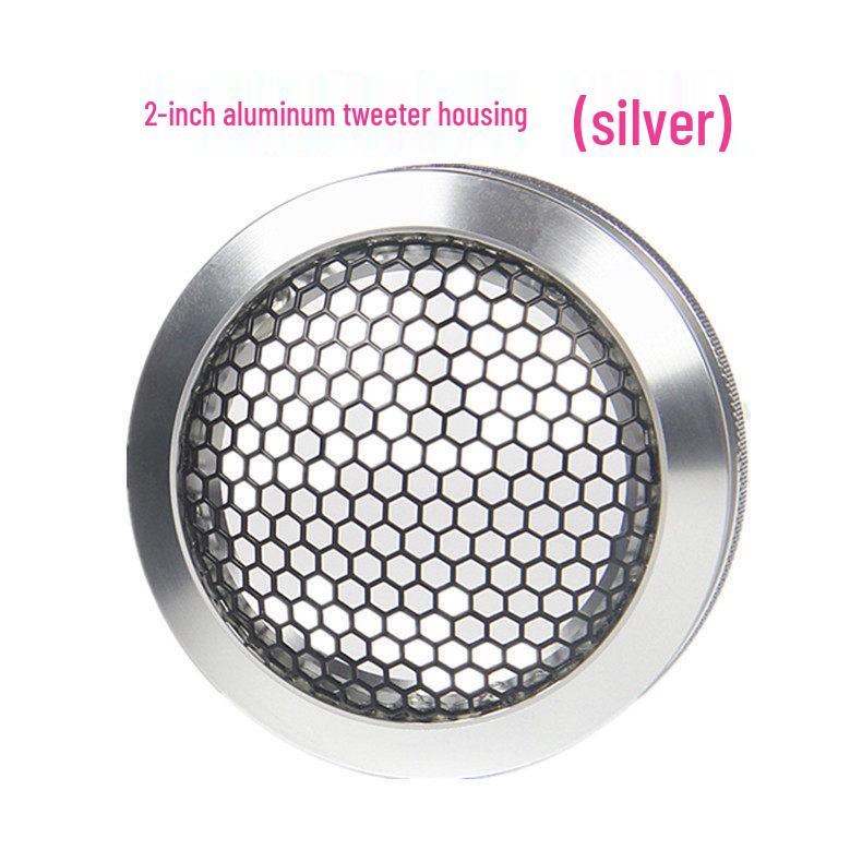 1.5-6.5 inch Car Speaker Aluminum Mesh Cover - A-pillar Protective Decorative Frame