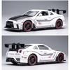 1/32 Scale Nissan GTR R35 Alloy Sports Car Diecast Model Sound & Light Desktop Collection Decorative Gift Boys Display Ornament