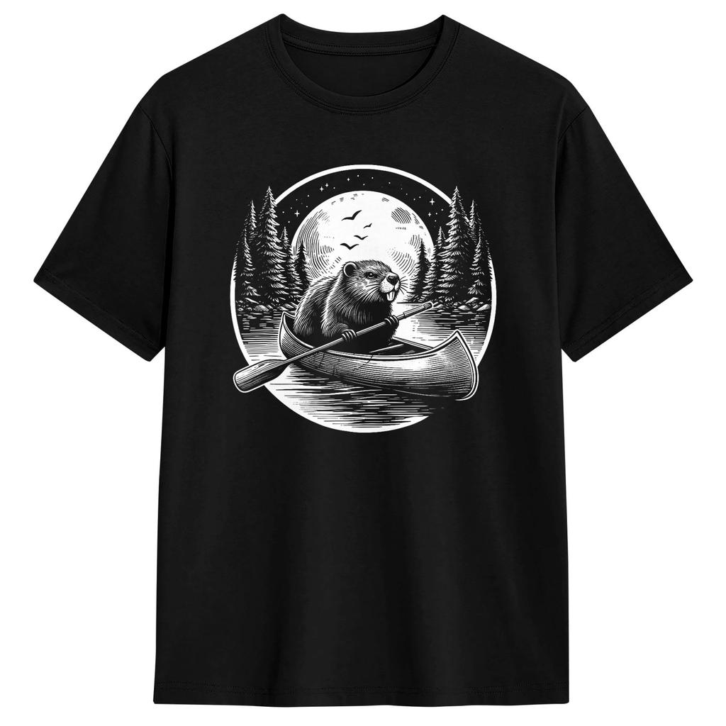 Beaver Squad Design For Beaver Lover Stuff Cotton Tshirt For Unisexs Beach Vintage Tshirts Harajuku Tees Big Size Print Clothing