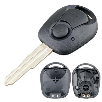 Custodia protettiva per telecomando sostitutivo con guscio per chiave auto a 2 pulsanti adatta per SSANGYONG ACTYON KYRON REXTON