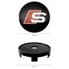 4Pc 56mm 60mm Car Wheel Center Cap Stickers Hub Covers Badge Decal Accessories For Audi Sline A1 A2 A3 A4 A4L A5 RS RS3 RS4 RS6