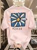 Japanese  Korean Streetwear Style Tshirt Unisex Women Summer  Cotton Clothing Fashion High Quality Short Sleeved Top